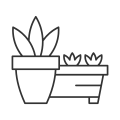 Flower Pots And Flower Beds icon