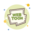 logotipo do webtoon icon