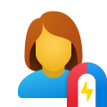 User Engagement Female icon