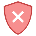 Escudo de exclusão icon