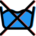 Do not wash in washing machine layout icon