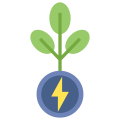 Energía verde icon