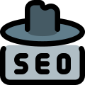 Incongnito mode for search engine optimization layout icon