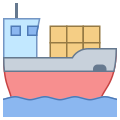 Barco de carga icon