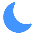 Luna crescente icon