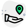 Share location of item to be delivered icon