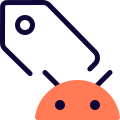 Tagging and bookmarking options on Android smartphone icon