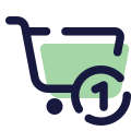 Shopping Cart With Money icon