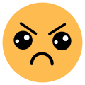 unhappy icon