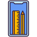 Ruler And Pencil icon