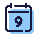 Calendar 9 icon