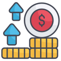 money increase icon