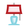 Bedside lamp icon