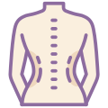Weiblicher Rücken icon