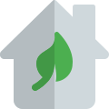 Smart home modern Eco services isolated on a white background icon