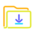 Dossier des téléchargements icon