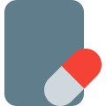 Information and file regarding a prescription drug medicine icon