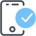 스마트폰 승인 icon