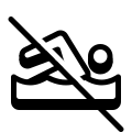 No Swimming icon