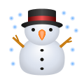 emoji-muñeco de nieve icon