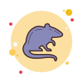 Rat Silhuette icon