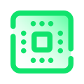 Cpu de smartphone icon