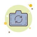 Cambia fotocamera icon