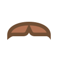 Chevron Mustache icon