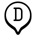 Marker D icon