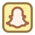 snapchat-quadrado icon