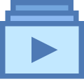 Playlist video icon