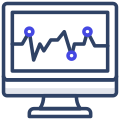 Electrocardiogram icon