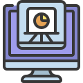 Computer Presentation icon