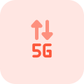 Next generation high speed fifth generation connectivity icon