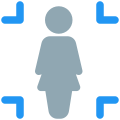 Crop function of user handling computer layout icon