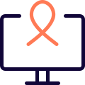 Diagnosis of a cancer patient through Computer technology icon