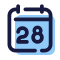 Calendário 28 icon