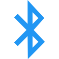 Bluetooth a wireless technology standard for exchanging data icon