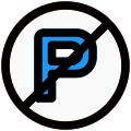 No Parking in private property of a location icon