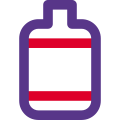 Decorative bottle for the thanksgiving festive season icon