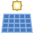 Panel solar icon