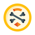 Pirate coin icon