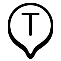 Маркер T icon