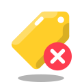 Remover etiqueta icon