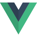 Vue.js an open-source JavaScript framework for building user interfaces and single-page applications icon