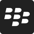 BlackBerry canadian smartphone and services company logotype icon