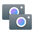 Fotocamere multiple icon