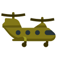 helicóptero doble icon