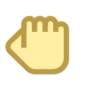 Hand: Felsen icon