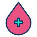 sangue-esterno-carità-kiranshastry-colore-lineare-kiranshastry icon